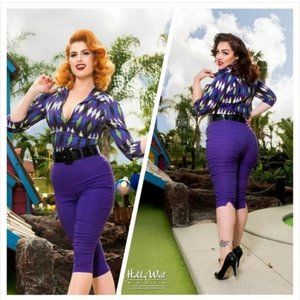 Deadly dames Purple capris